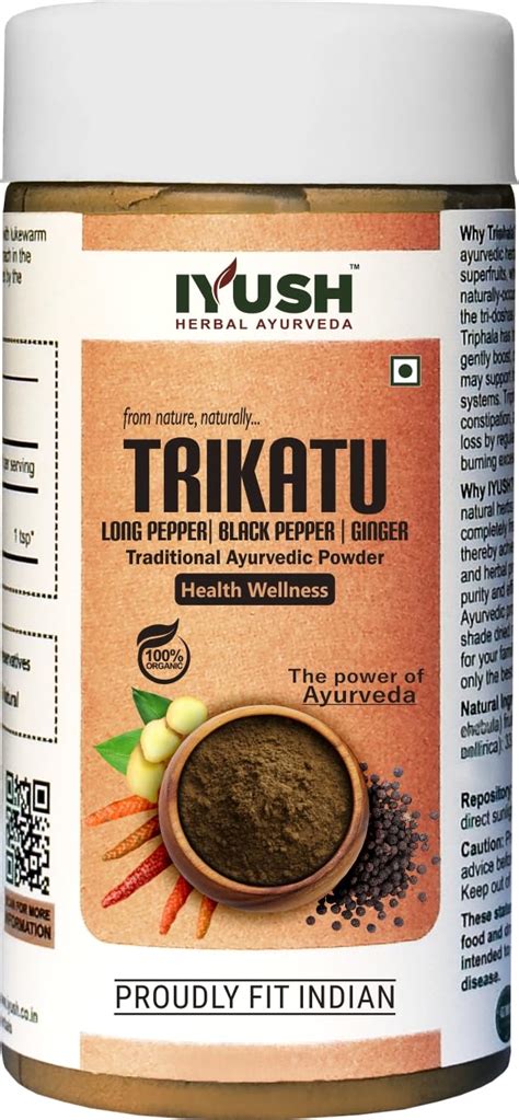Buy Trikatu Powder, 100gm | Trikuta Churan | Trikatu Churna Powder for ...