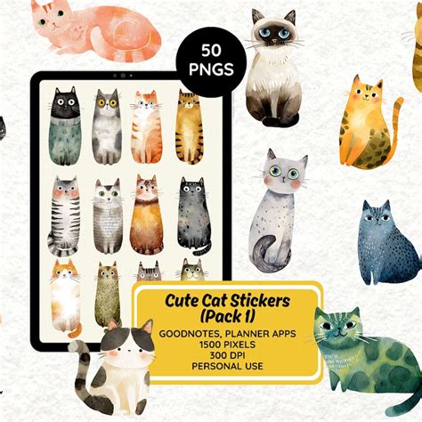 Buy Cat Stickers Online In India - Etsy India