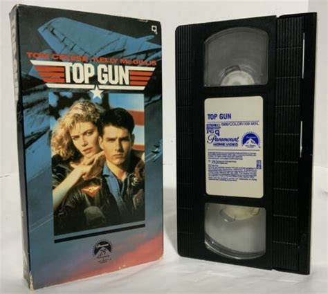 TOP GUN 1987 VHS Video Tape Tom Cruise Kelly | Ubuy India