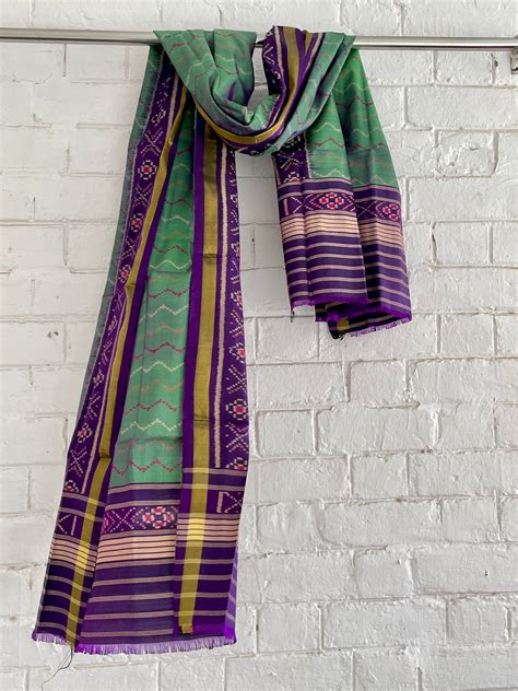 PATOLA SINGLE IKKAT DUPATTA – Bijoi