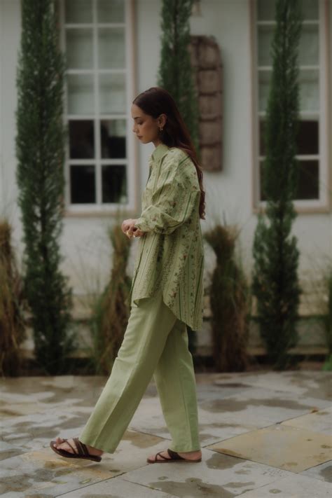 Kyoto Shirt Green – taru jaipur