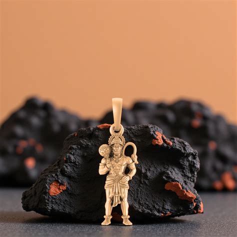 22KT Gold Plated 92.5 Pure Silver God Hanuman Pendant/locket – Akshat ...