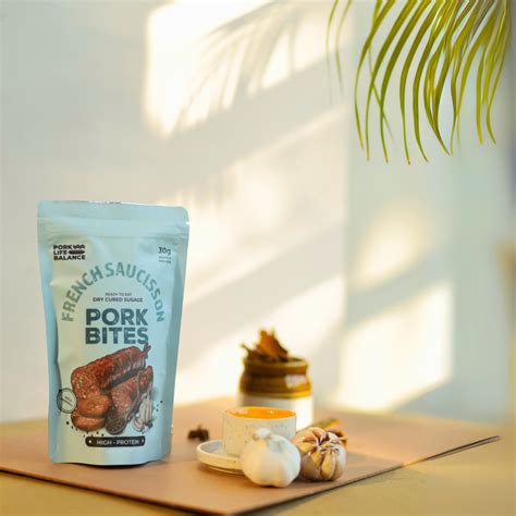 French Saucisson Bites - Gourmet Pork Snacks | PLB Snacks