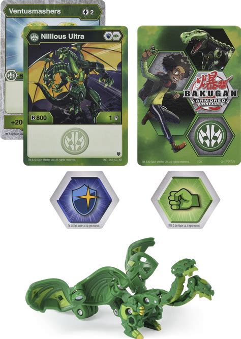 Buy Bakugan Ultra, Nillious, 3-inch Tall Armored Alliance Collectible ...
