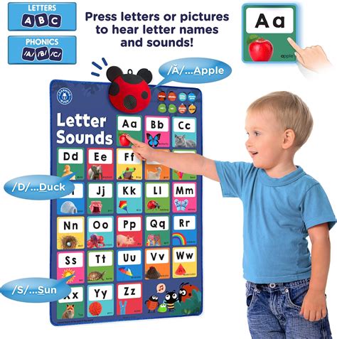Buy LEARNING BUGS Press to Learn Phonics, Interactive Letters and ...