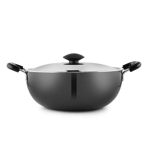 Buy INDIA GOLD 2.5 Liters Hard Anodized Induction Base Aluminium Deep ...