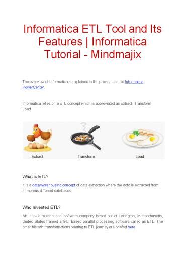 Informatica ETL Tutorial 的图像结果