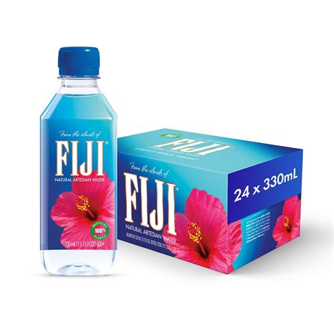 Amazon.com : FIJI Natural Artesian Bottled Water 330mL / 11.15 Fl Ounce ...