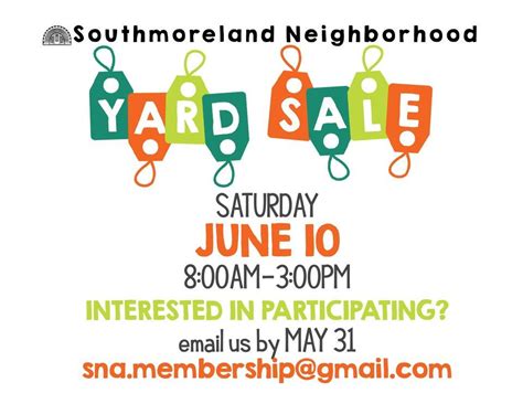 Southmoreland Neighborhood Yard Sale, Southmoreland, Kansas City ...