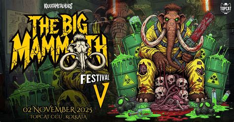 The Big Mammoth Festival 5, TopCat CCU, Kolkata, 2 November 2025 ...
