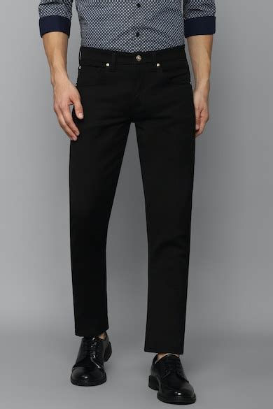 Buy Men Black Dark Slim Fit Jeans Online - 808181 | Louis Philippe
