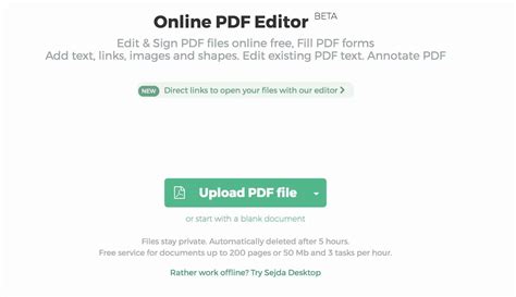 Image result for Sejda PDF Editor Tutorial
