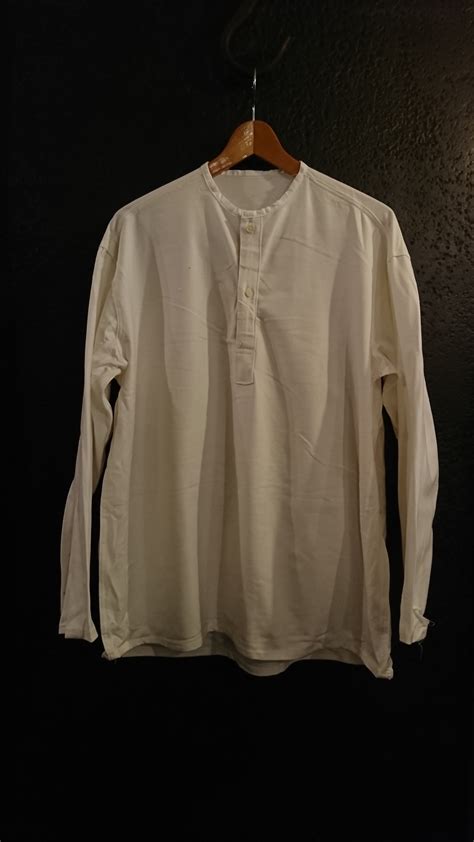 70s "Russian Military Henry neck Sleeping Shirt" DEAD STOCK ② | BOW ...