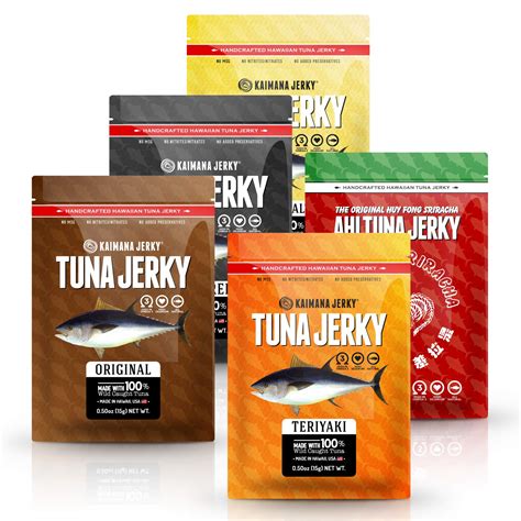 Buy Kaimana Jerky Ahi Tuna Sampler Bundle - All Natural & Wild Caught ...