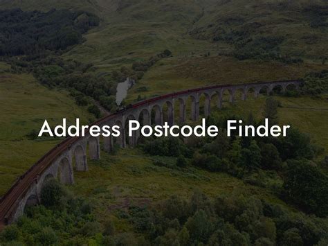 Postcode Address 的图像结果