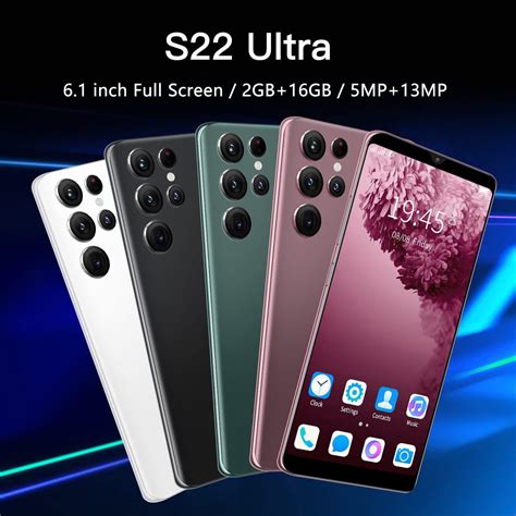Buy QIMHAI Smartphone Unlocked Cell Phones S22 Ultra 6.1in HD Screen ...