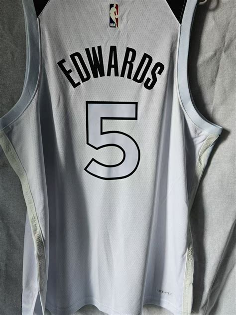 NBA 2025 Timberwolves 5 Anthony Edwards Jersey City Edition | Grailed