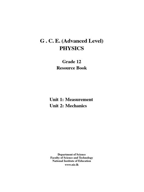 Image result for Physics Grade 12 Unit 7