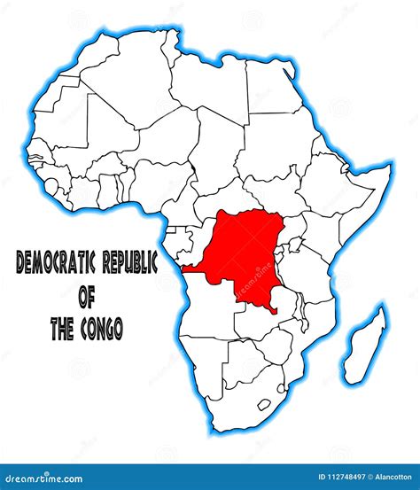Congo On Africa Map Democratic Republic Of The Congo Map And Satellite