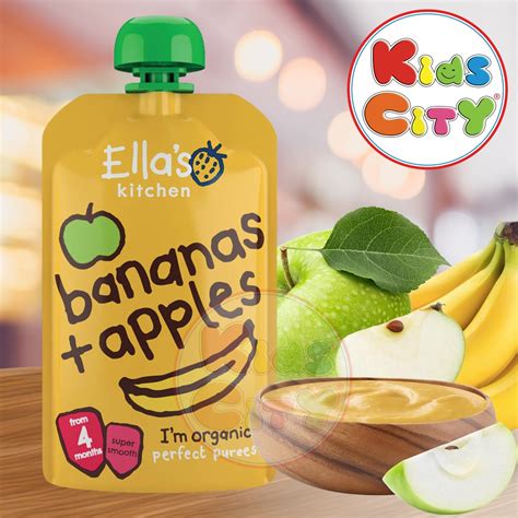 Ellas Kitchen Bananas + Apples - 120g – KidsCity.in