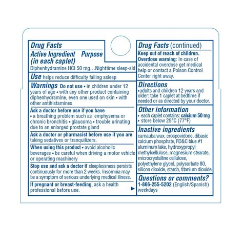 Sominex Nighttime Sleep-Aid Tablets, Maximum Strength Formula, Single ...