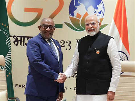 "Comoros is vital to India’s SAGAR Vision': PM Modi after African Union ...