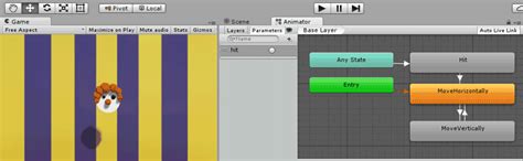 Unity Animation Trigger 2020 的图像结果