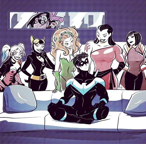 [Fan Art] "Nightwing Outnumbered" for Batober 2022 by Brett Ryans on ...