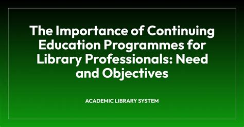 Image result for Library Science Continuing Education