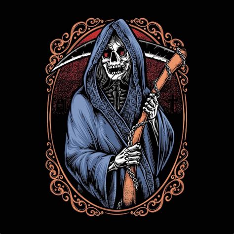 Grim reaper black white Images - Free Download on Freepik