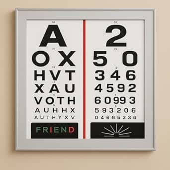 HYZIK 3 Meter LED Distance Vision Eye Test Chart | Distance Vision ...