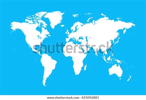 Flat World Map Vector 的图像结果
