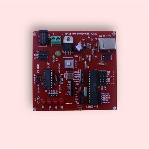 ATmega8 Development Board | AVR Microcontroller Training & IoT Kit