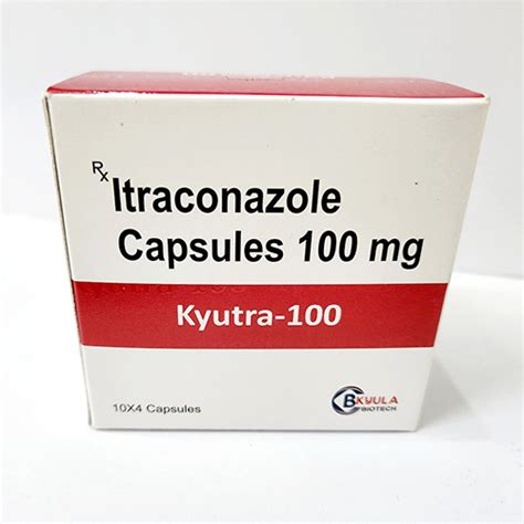 Kyutra 100 - Itraconazole Capsules 100 mg - Bkyula Biotech