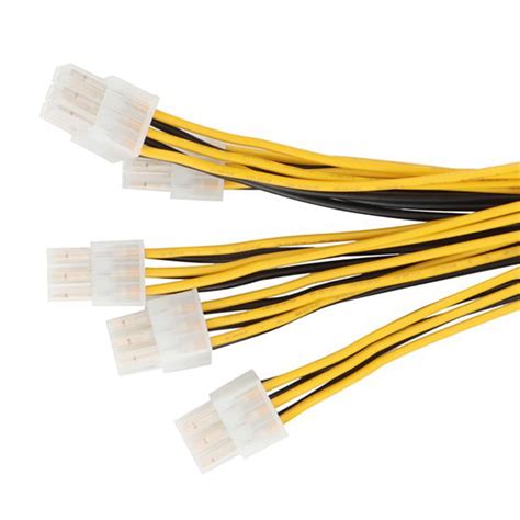 Buy 8 Pack 6 Pin Connector Server Power Cable for Antminer S9 S9I Z9 ...
