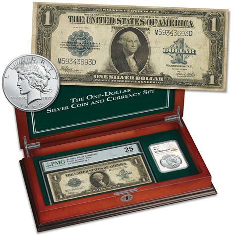 The 1923 One-Dollar Silver Coin and Currency Set