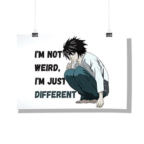 Anime - Death Note - I Am Not Weird Wall Poster – Epic Stuff
