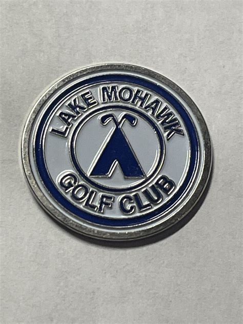 Lake Mohawk Golf Club 7/8" Coin Style Golf Marker - Sparta Township ...