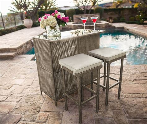 Kiesha Bar Set with Stools | Foter