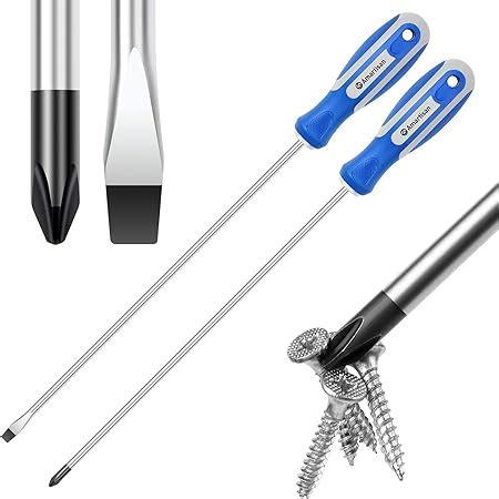 Amartisan 12' long Screwdriver, Phillips Screwdriver PH2 Magnetic ...
