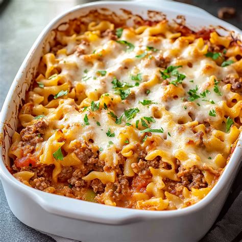 Hamburger Noodle Casserole | Easy Comfort Food Recipe