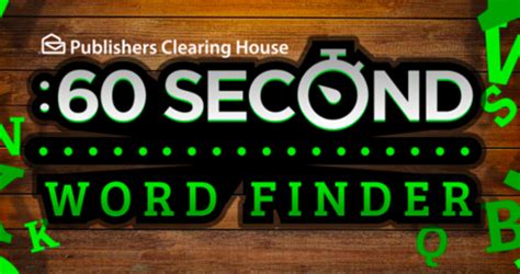 All about the game Minute Mania: 60 Second Word Finder! | PCH Blog