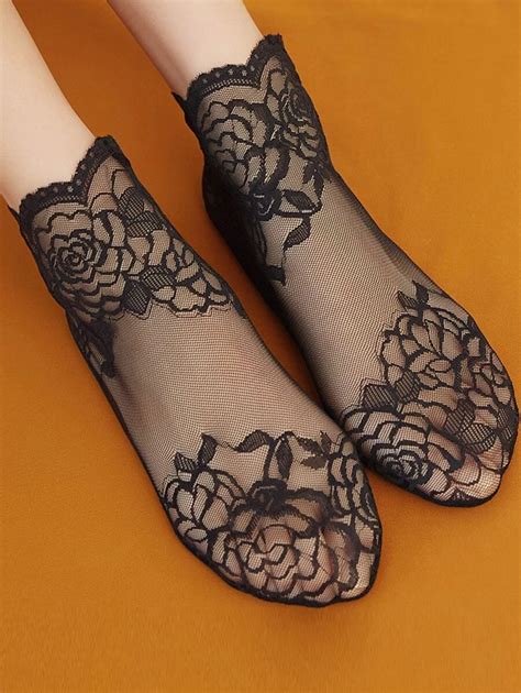 Floral Pattern Crew Socks | SHEIN USA