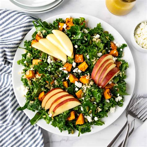 Fall Kale Salad with Sweet Potato - Fresh Apron