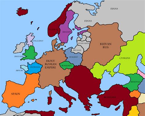 Image - Europe 1200 (Fidem Pacis).png | Alternative History | FANDOM powered by Wikia