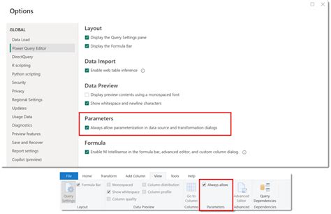 Image result for Query Parameter in Power Bi