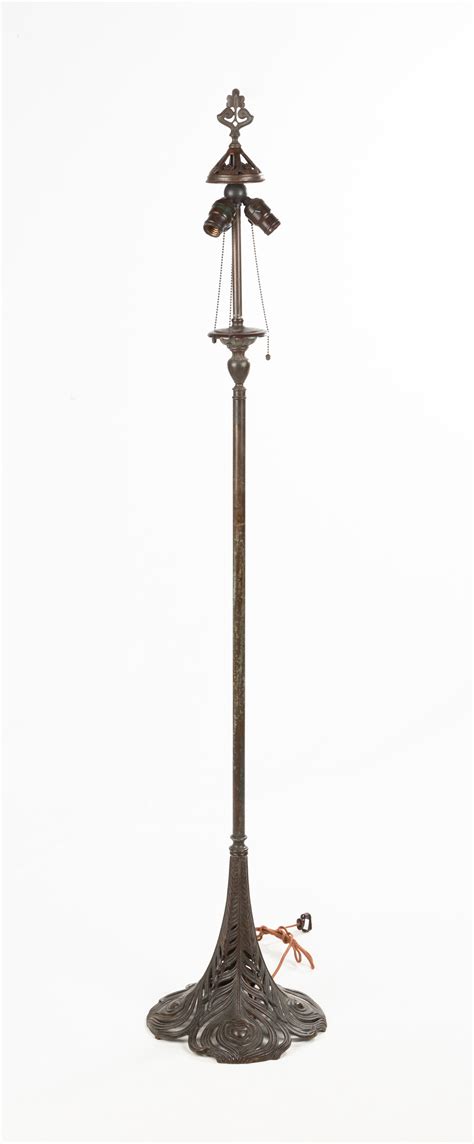Handel Peacock Floor Lamp Base | Cottone Auctions