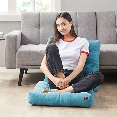 Buy Fabrahome Square Shape Floor Pillow Comfort for Seating (Pack of 1 ...