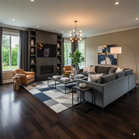Dark Hardwood Floor Living Room Ideas: Essential Design