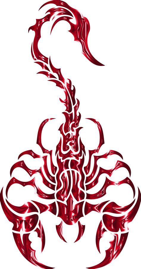 Red Scorpio Symbol PNG Image - PurePNG | Free transparent CC0 PNG Image Library
